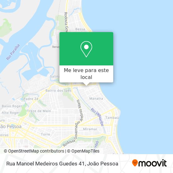 Rua Manoel Medeiros Guedes 41 mapa