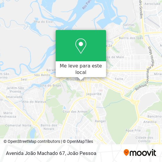 Avenida João Machado 67 mapa