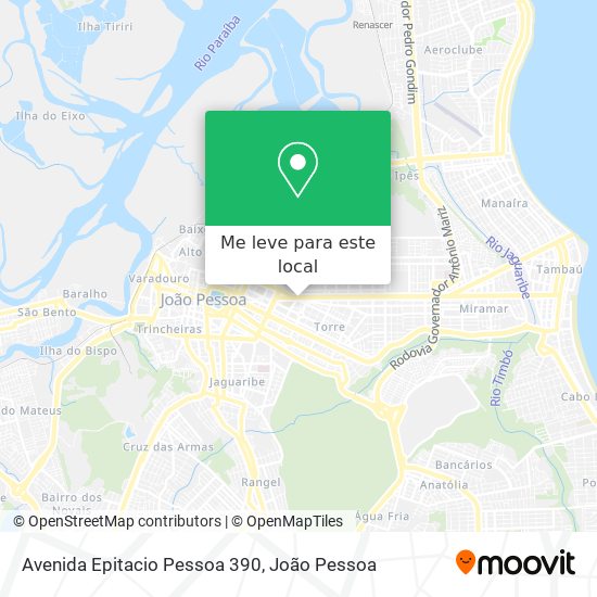 Avenida Epitacio Pessoa 390 mapa
