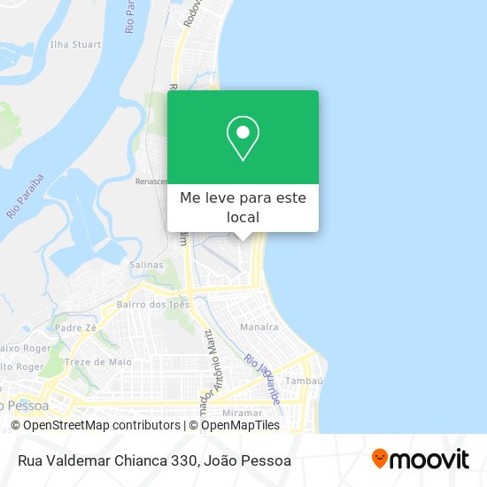 Rua Valdemar Chianca 330 mapa
