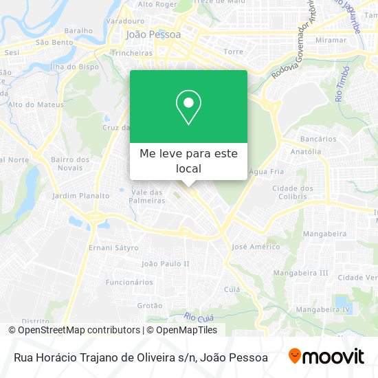 Rua Horácio Trajano de Oliveira s / n mapa