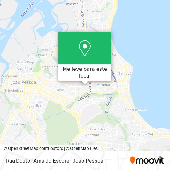 Rua Doutor Arnaldo Escorel mapa