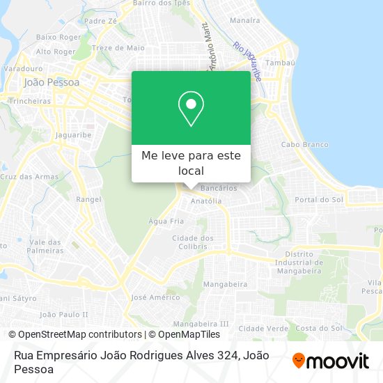 Rua Empresário João Rodrigues Alves 324 mapa