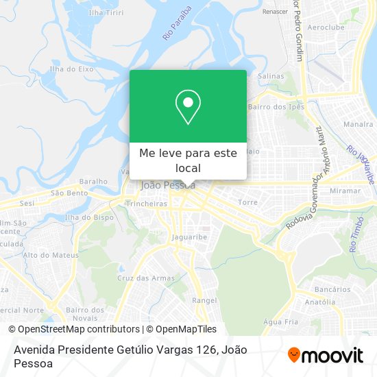 Avenida Presidente Getúlio Vargas 126 mapa