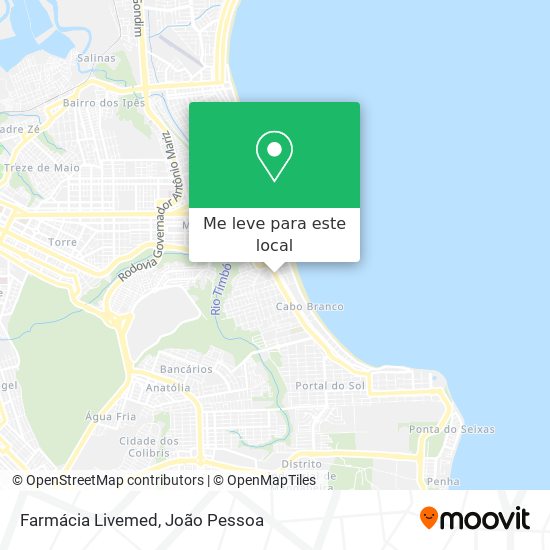 Farmácia Livemed mapa