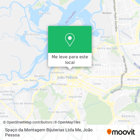 Spaço da Montagem Bijuterias Ltda Me mapa