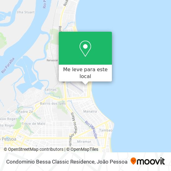 Condominio Bessa Classic Residence mapa