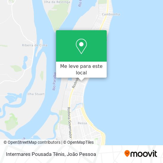Intermares Pousada Tênis mapa
