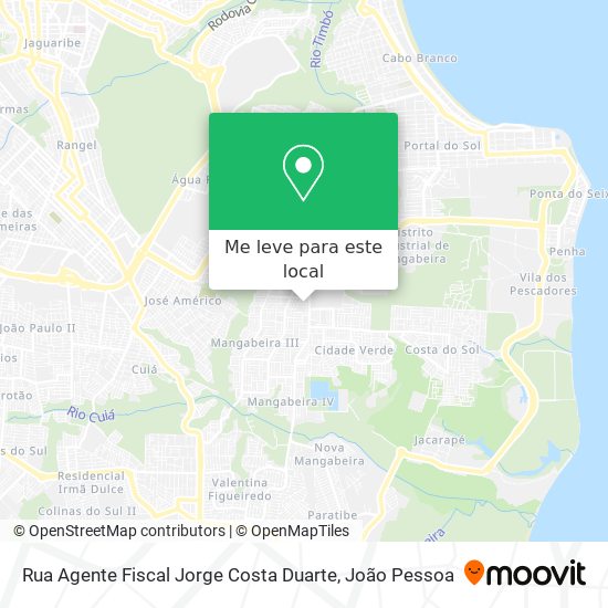Rua Agente Fiscal Jorge Costa Duarte mapa