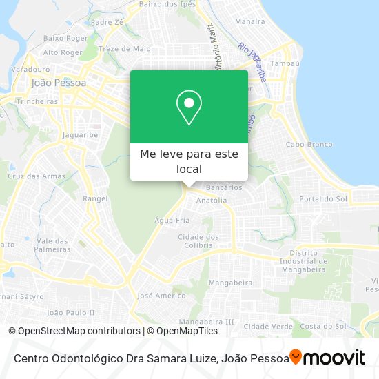 Centro Odontológico Dra Samara Luize mapa