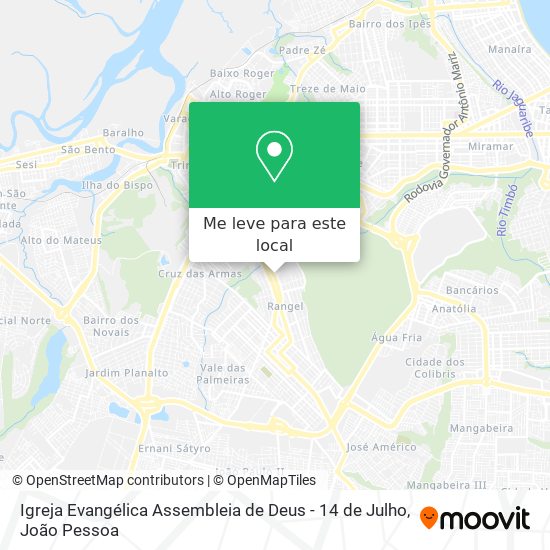 Igreja Evangélica Assembleia de Deus - 14 de Julho mapa