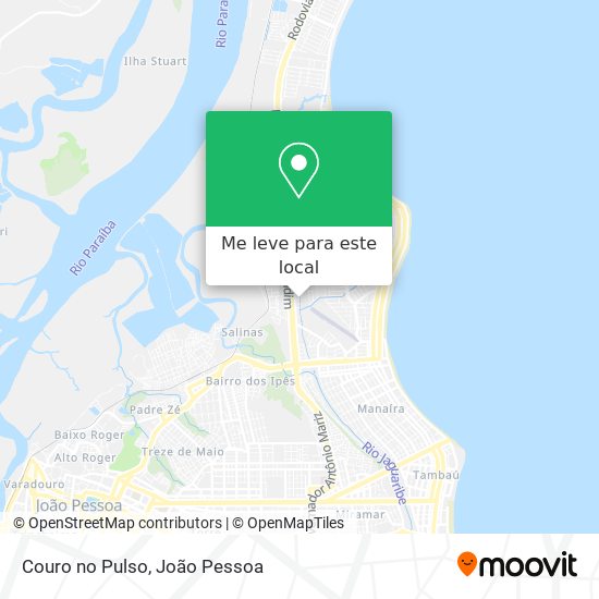 Couro no Pulso mapa