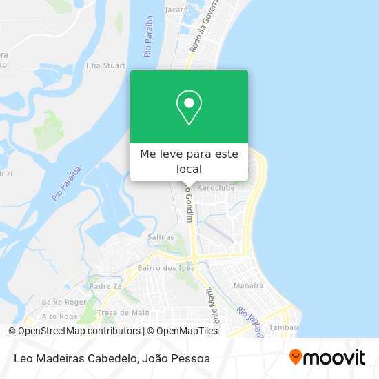 Leo Madeiras Cabedelo mapa