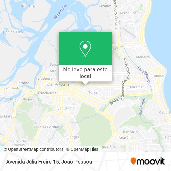 Avenida Júlia Freire 15 mapa