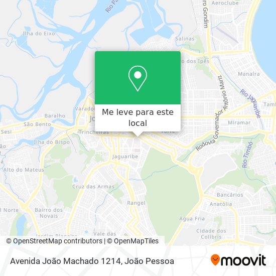 Avenida João Machado 1214 mapa