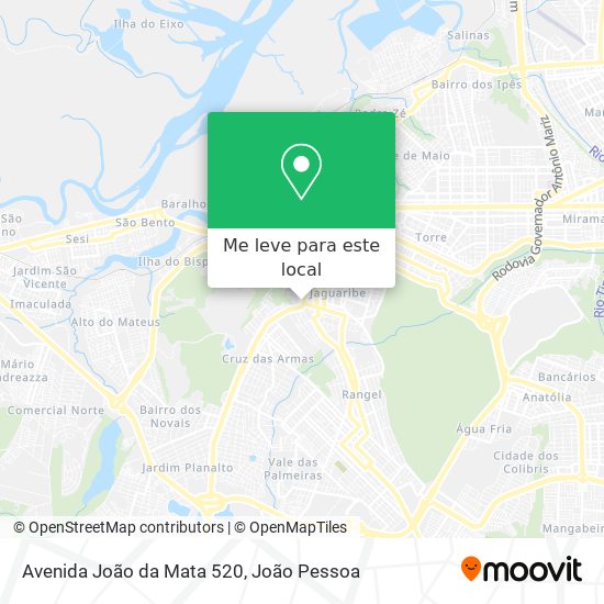 Avenida João da Mata 520 mapa