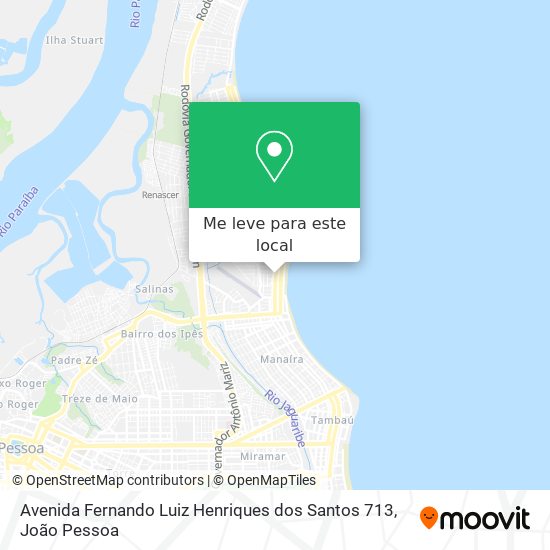 Avenida Fernando Luiz Henriques dos Santos 713 mapa