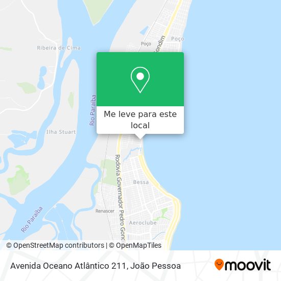 Avenida Oceano Atlântico 211 mapa