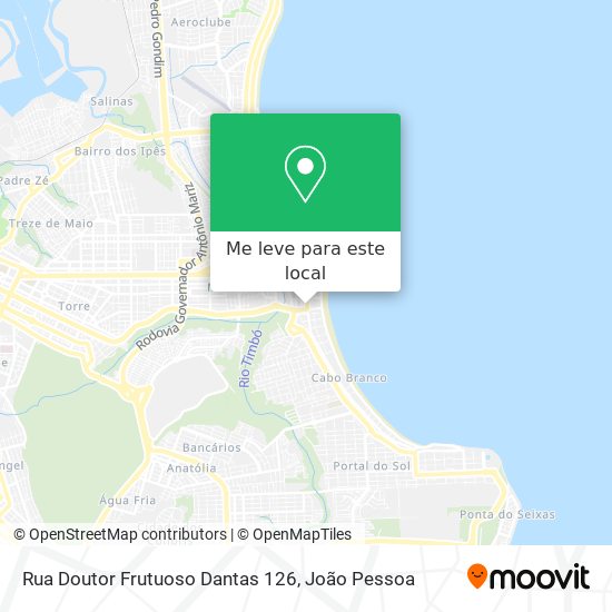Rua Doutor Frutuoso Dantas 126 mapa