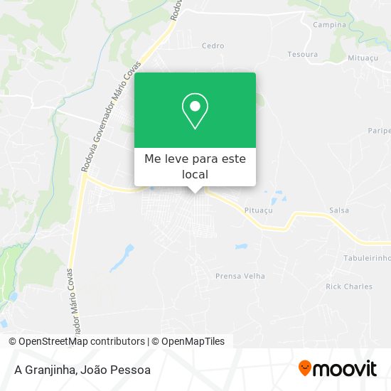 A Granjinha mapa