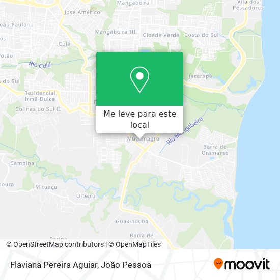 Flaviana Pereira Aguiar mapa