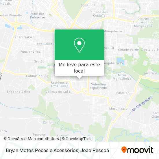 Bryan Motos Pecas e Acessorios mapa