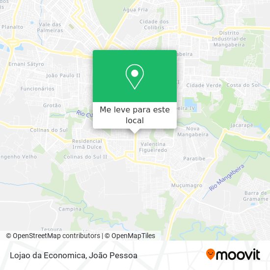 Lojao da Economica mapa