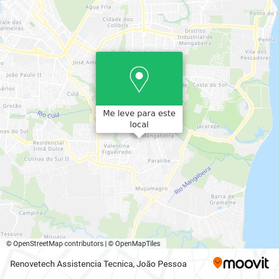 Renovetech Assistencia Tecnica mapa