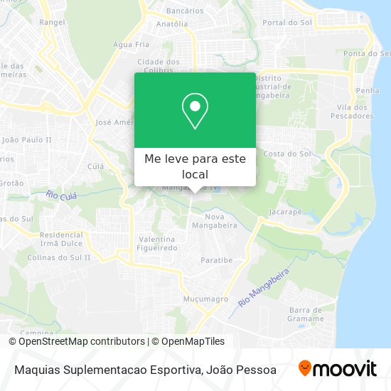 Maquias Suplementacao Esportiva mapa
