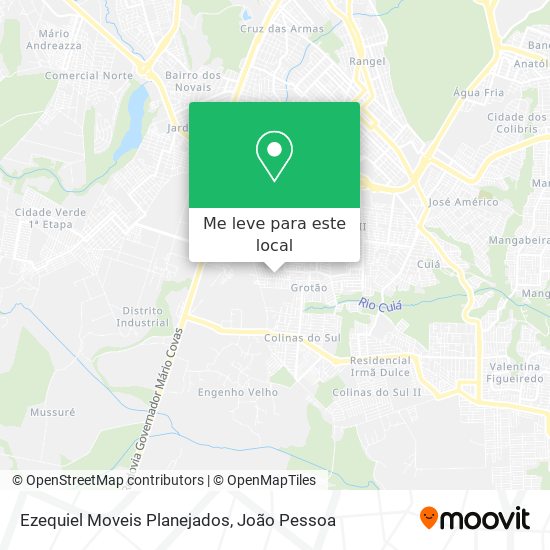 Ezequiel Moveis Planejados mapa