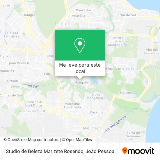 Studio de Beleza Marizete Rosendo mapa