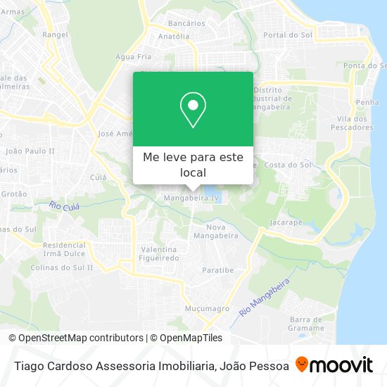 Tiago Cardoso Assessoria Imobiliaria mapa