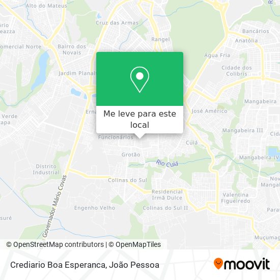 Crediario Boa Esperanca mapa