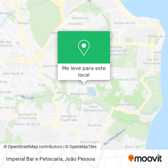 Imperial Bar e Petiscaria mapa
