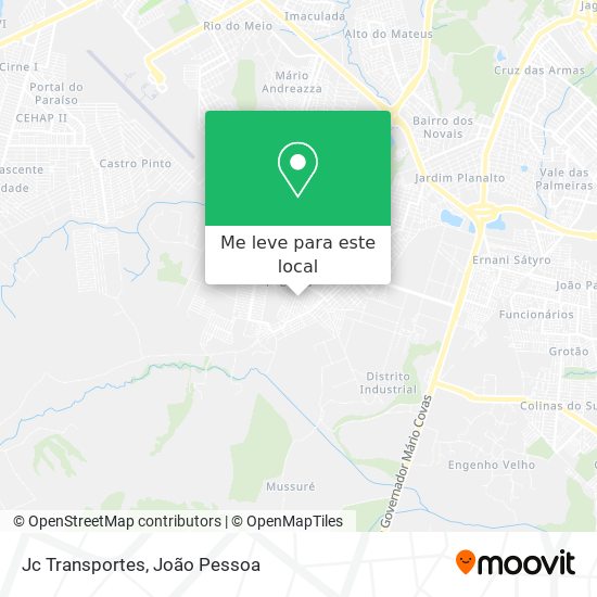 Jc Transportes mapa