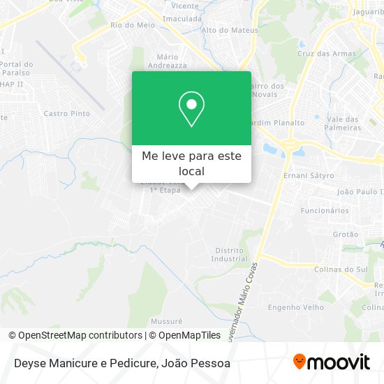 Deyse Manicure e Pedicure mapa