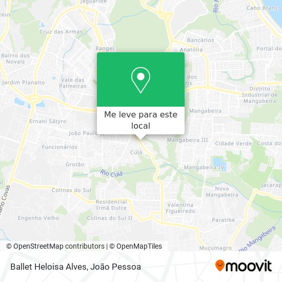 Ballet Heloisa Alves mapa