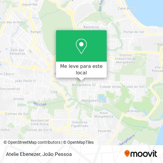 Atelie Ebenezer mapa