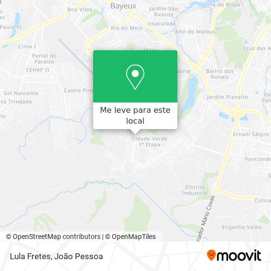 Lula Fretes mapa