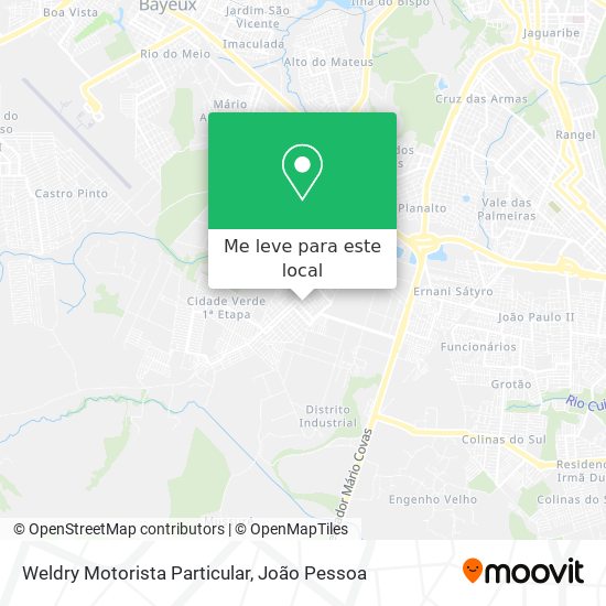 Weldry Motorista Particular mapa