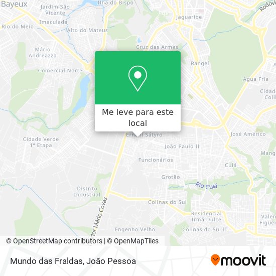 Mundo das Fraldas mapa