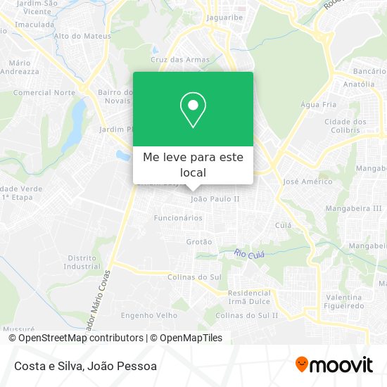 Costa e Silva mapa