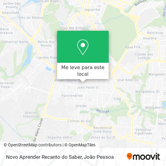 Novo Aprender Recanto do Saber mapa