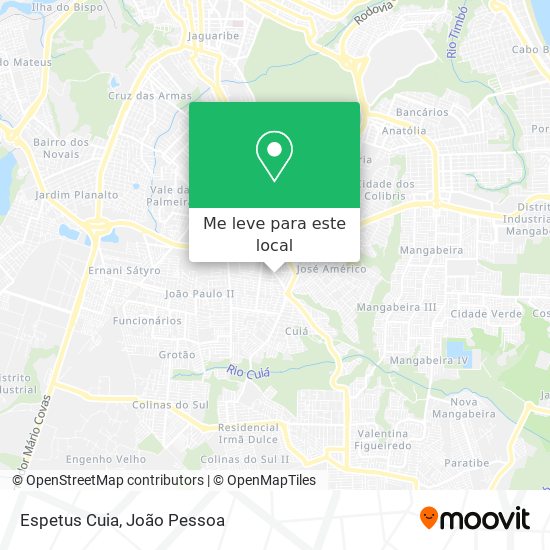 Espetus Cuia mapa