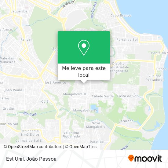 Est Unif mapa