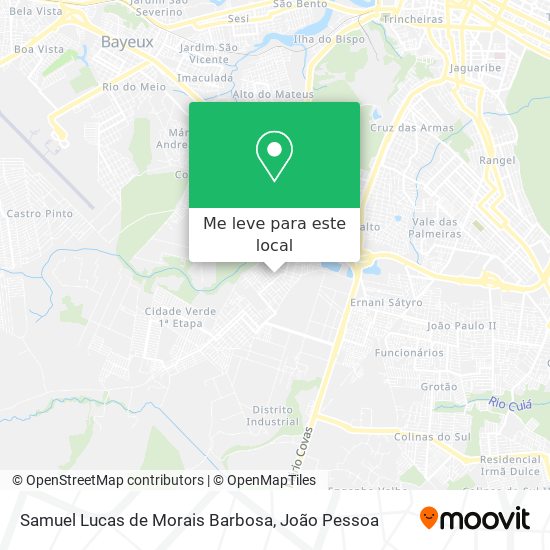 Samuel Lucas de Morais Barbosa mapa