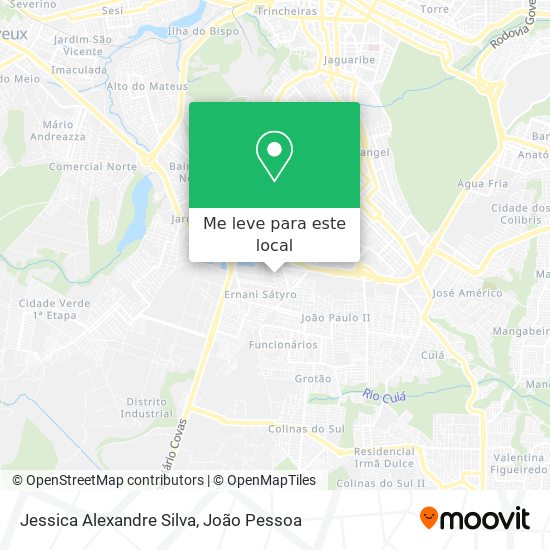 Jessica Alexandre Silva mapa