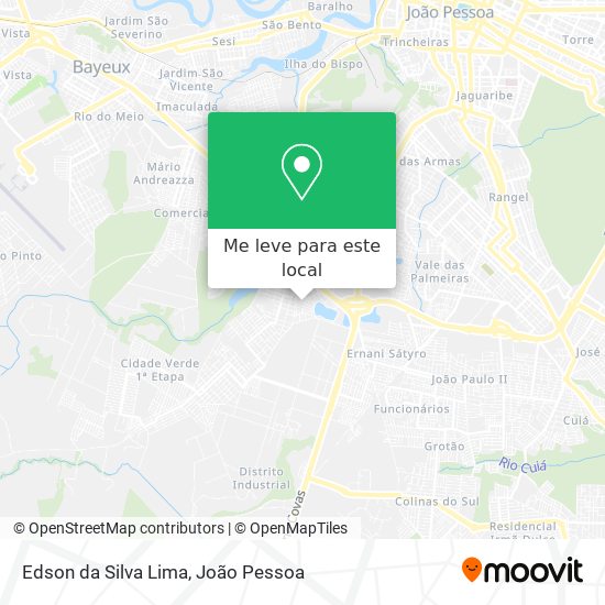 Edson da Silva Lima mapa