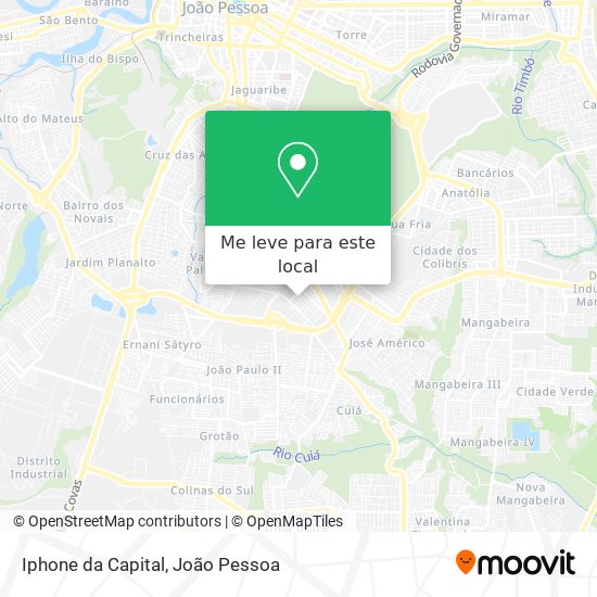 Iphone da Capital mapa