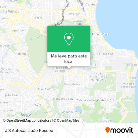 J S Autocar mapa